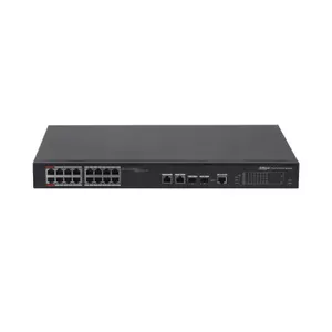 Unmanaged Gigabit Ethernet Switch DAHUA PFS4218-16ET-240, 16x RJ-45 PoE ports, 8.8 Gbit/s, MAC 4000