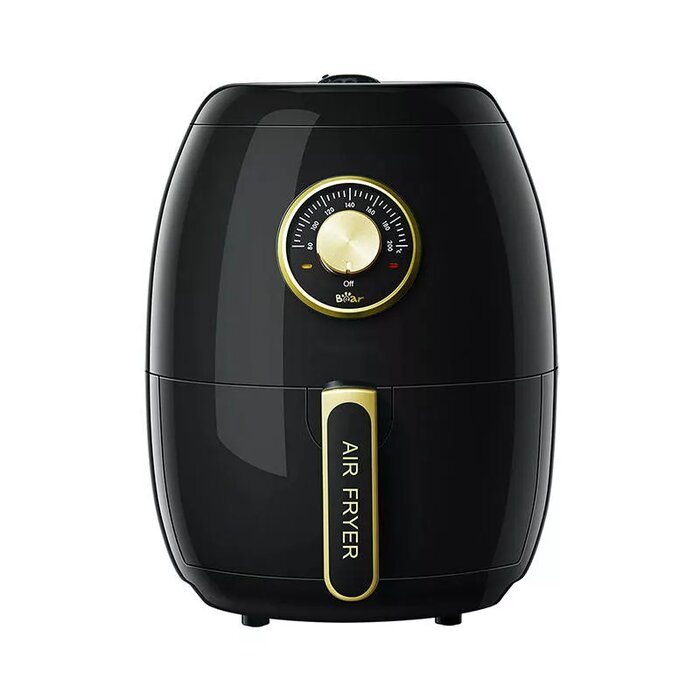 Air Fryer Bear A19A (black) A19A (black), for Making French Fries