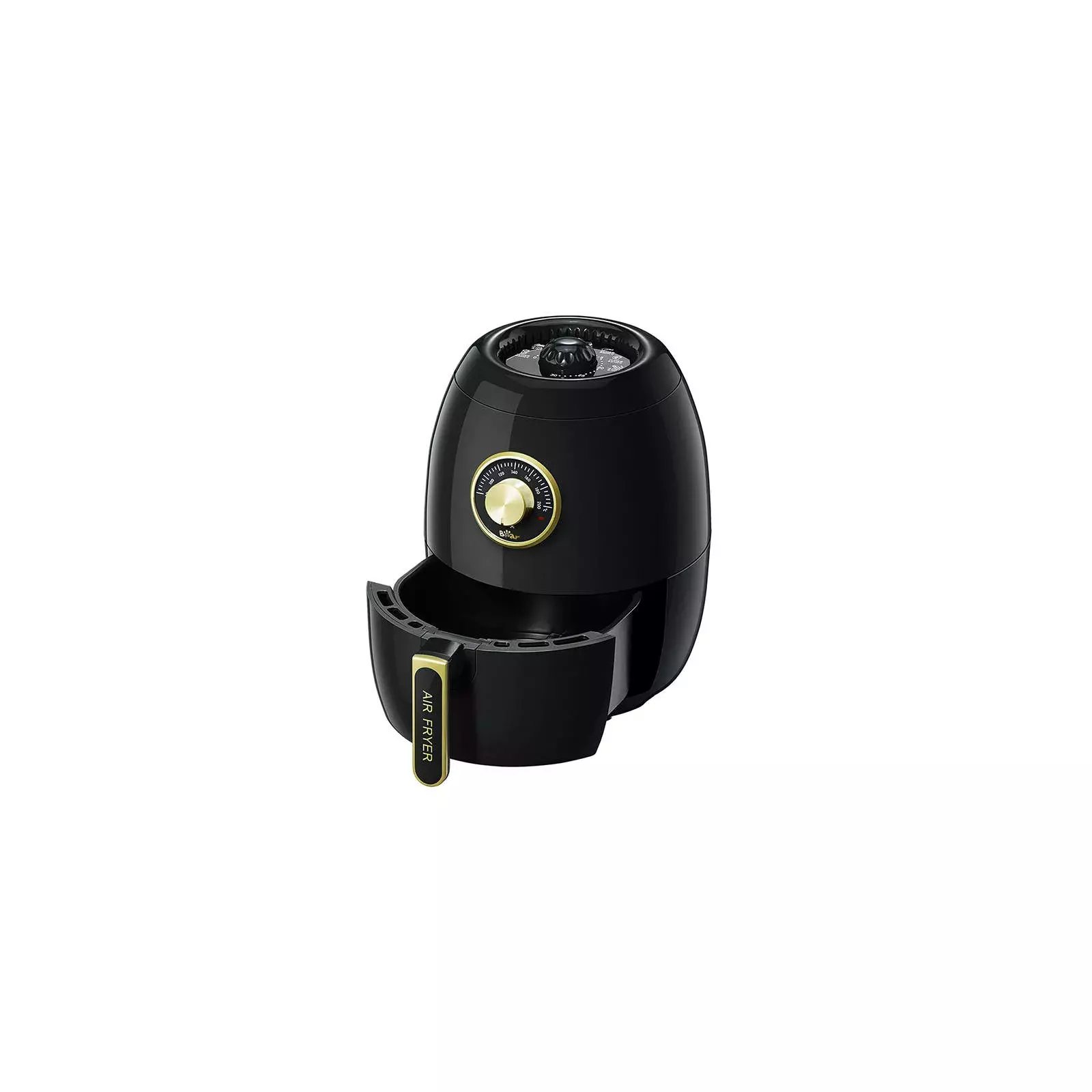 Air Fryer Bear A19A (black) A19A (black), for Making French Fries