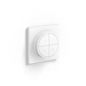 Philips Tap dial switch Wireless White Freestanding and Wall Mountable Battery Powered
