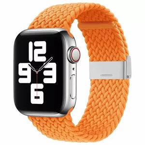 Siksniņa iLike  
       Apple 
     Watch 42/44/45 mm pīta auduma siksniņa  
     Oranža