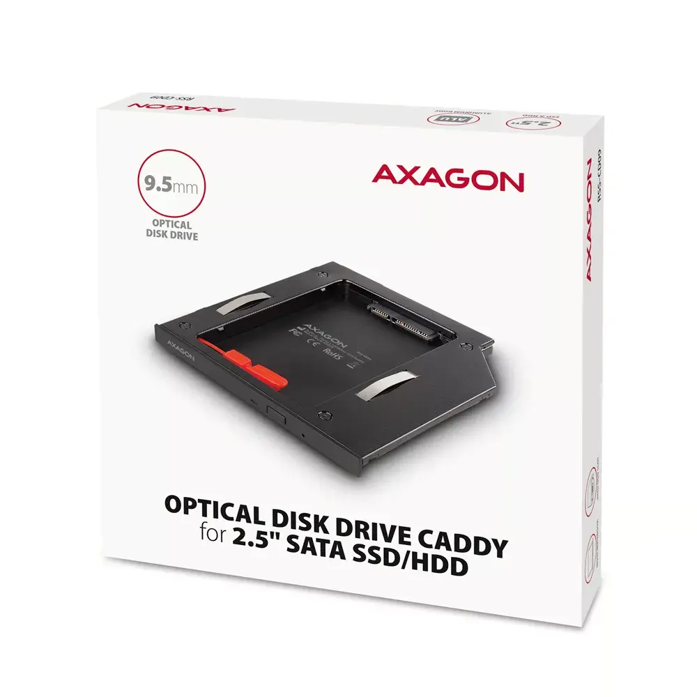 Axagon RSS-CD09 2.5 SSD/HDD Caddy Photo 9
