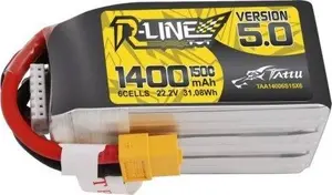 Tattu TAA14006S15X6 industrial rechargeable battery Lithium Polymer 1400 mAh 22.2 V