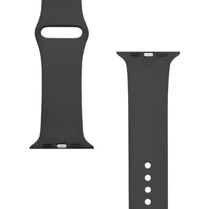 Силиконовый ремешок Tactical для Apple Watch 42/44/45 мм — чёрный