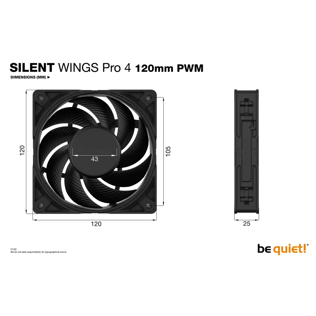 Ventilators be quiet! SILENT WINGS PRO 4 Photo 6