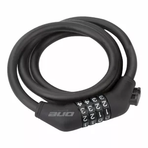 Bicycle lock Rock Machine CL.Lock 10.120 — compact cable lock, black/grey