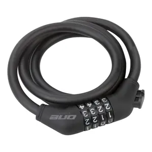 Bicycle lock Rock Machine CL.Lock 10.120 — compact cable lock, black/grey