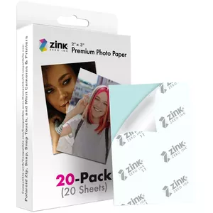Polaroid Zink Media 2x3" 20 Pack Spīdīgs Daudzkrāsains