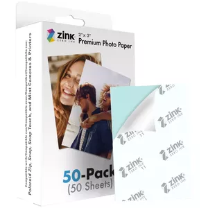 Polaroid Zink Media 2x3" 50 Pack Spīdīgs Daudzkrāsains