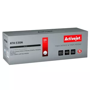 ActiveJet ATH-530N compatible black toner cartridge for HP 304A / CC530A / Canon CRG-718B — 3500–3800 pages, built-in drum