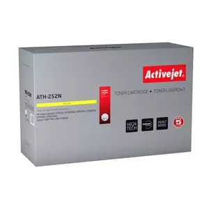 Тонер-картридж ActiveJet ATH-252N совместимый для HP/Canon, желтый, 7000 страниц, с встроенным барабаном