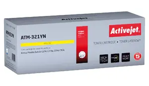 Toner cartridge ActiveJet ATM-321YN for Konica Minolta, yellow, 25,000 pages, compatible, laser