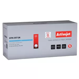 Toner cartridge ActiveJet ATH-2071N compatible with HP 117A (2071A), cyan, standard yield, 700 pages