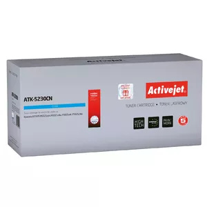 Toner ActiveJet ATK-5230CN cyan compatible for Kyocera, 2200 pages, high yield, single pack