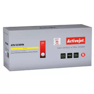 Toner ActiveJet ATK-5230YN compatible for Kyocera TK-5230Y, yellow, 2200 pages, single pack