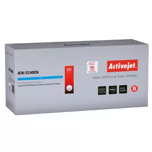 Toner cartridge ActiveJet ATK-5240CN cyan, compatible with Kyocera, 3000 pages, single pack