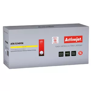 Toner cartridge ActiveJet ATK-5240YN yellow, compatible with Kyocera, 3000 pages, single pack
