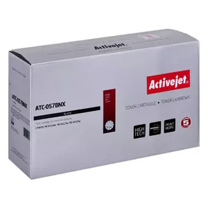 Toners ActiveJet ATC-057BNX priekš Canon printeriem — melns, liels (XL) ietilpība 10 000 lapas, savietojams, 1 gab.