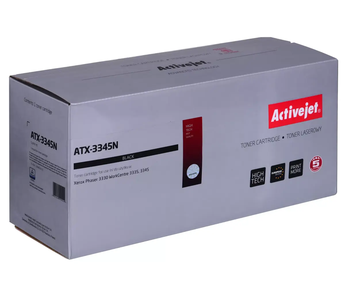 Toner ActiveJet ATX-3345N for Xerox 106R03773 Photo 2