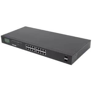 Неуправляемый коммутатор Intellinet 16-портовый Gigabit Ethernet PoE+ 370W