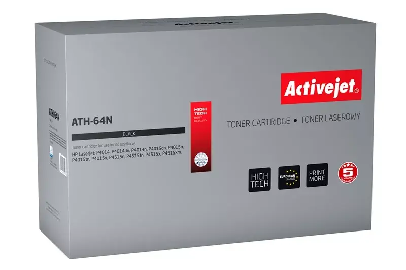 ActiveJet ATH-64N toner cartridge black Photo 1