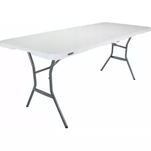 Saliekamais puskomerciālais galds LIFETIME 183 cm modelis 25011 — pārnēsājams galds pasākumiem