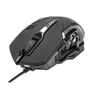 Vadu optiskā pele MANHATTAN 179256 — labrokāja, USB Type-A, 3200 DPI, melna