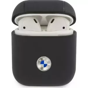 BMW Etui ochronne Geniune Leather do AirPods 1/2 granatowe