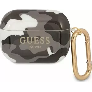 Aizsargvāciņš GUESS GUAPUCAMG Camo Collection priekš AirPods Pro, brūns