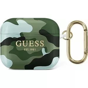Aizsargvāciņš AirPods 3 GUESS GUA3UCAMA haki Camo Collection