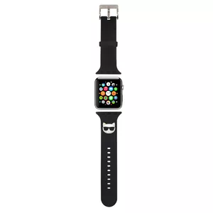 Ремешок Karl Lagerfeld силиконовый черный для Apple Watch 42/44/45 мм