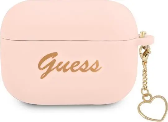 GUESS Silicone Case for Apple AirPods Pro — Pink Photo 2