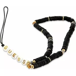 GUESS Guess Guess GUSTPEARK telefona siksniņa melna/ melna Heishi Beads kulons