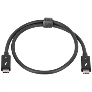USB-C to USB-C Thunderbolt 3 cable Akyga AK-USB-33 — 0.5 m, 40 Gbit/s, Black
