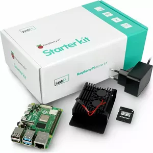 Одноплатный компьютер Raspberry Pi 4 Model B комплект с 2 ГБ ОЗУ (RPI-16491) - официальный комплект Raspberry