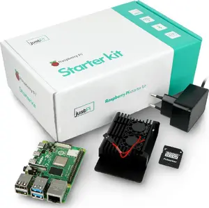 Одноплатный компьютер Raspberry Pi 4 Model B комплект с 2 ГБ ОЗУ (RPI-16491) - официальный комплект Raspberry