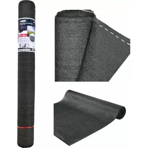 Сетка затеняющая AWTools AW67280 180 г/м², 1,2 x 50 м, серая, UV, 90% затенение