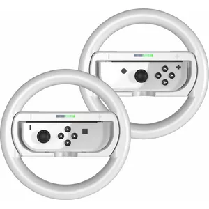 JYS 2x stūres rats + stūre 2v1 Nintendo Switch OLED un Nintendo Switch / White