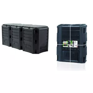 Compost bin Prosperplast Module CompoGreen 1200L, black, outdoor composting container