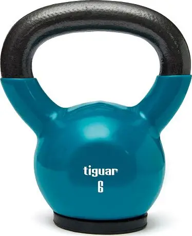 Kettlebell Tiguar TI-KB0006 ar gumijotu pārklājumu