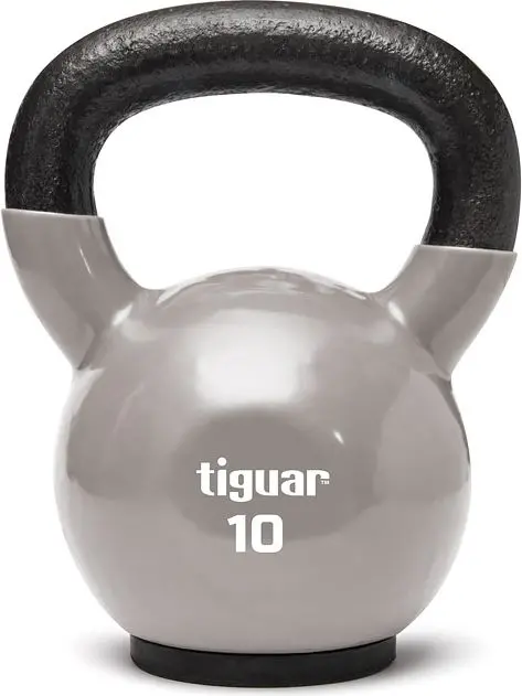 Kettlebell Tiguar TI-KB0010 ar gumijotu pārklājumu