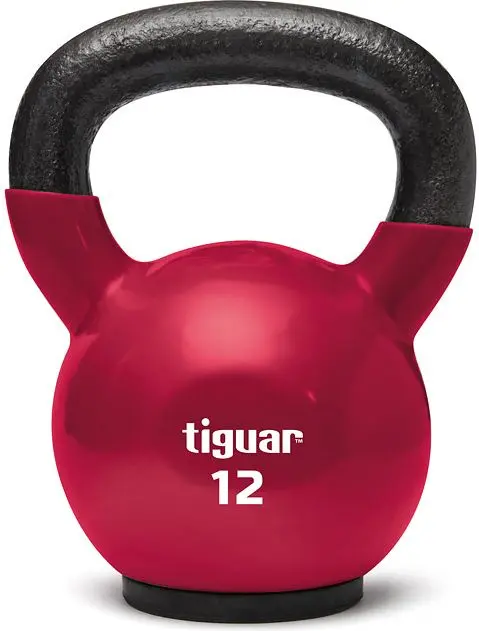 Kettlebell Tiguar TI-KB0012 ar gumijotu pārklājumu