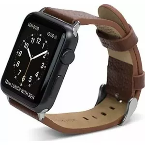 X-doria X-Doria Lux Band - Skórzany pasek do Apple Watch 38mm (brązowy) uniwersalny