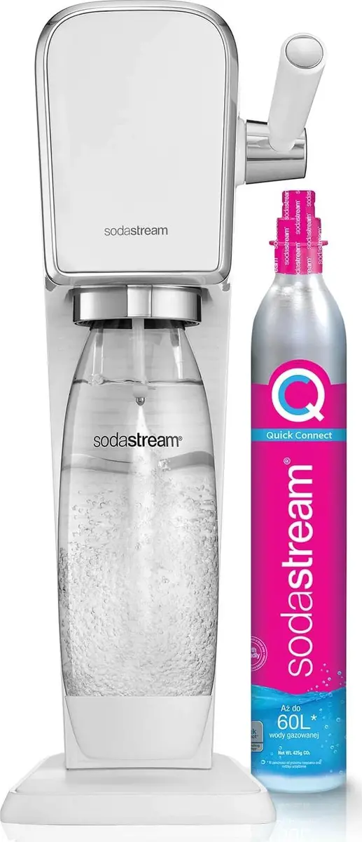 SODASTREAM Sodamadalis ART balts Starter Kit
