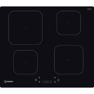 Indesit IS 83Q60 NE Black Built-in 59 cm Zone induction hob 4 zone(s)