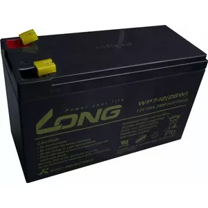 Sealed Lead-Acid Battery Long 12V 7Ah F1 – rechargeable, valve-regulated
