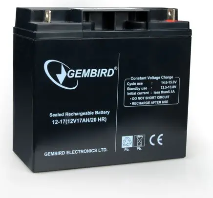 UPS akumulators Gembird BAT-12V17AH/4 12V 17Ah Photo 2