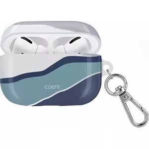 Uniq Etui ochronne Coehl Ciel do AirPods Pro biało-niebieskie