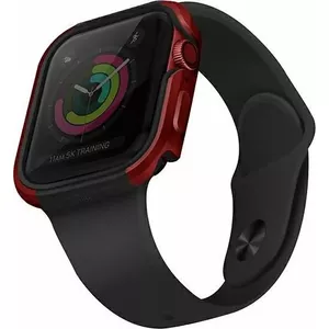 Uniq Etui Valencia Apple Watch Series 4/5/6/SE 44 мм малиново-красный