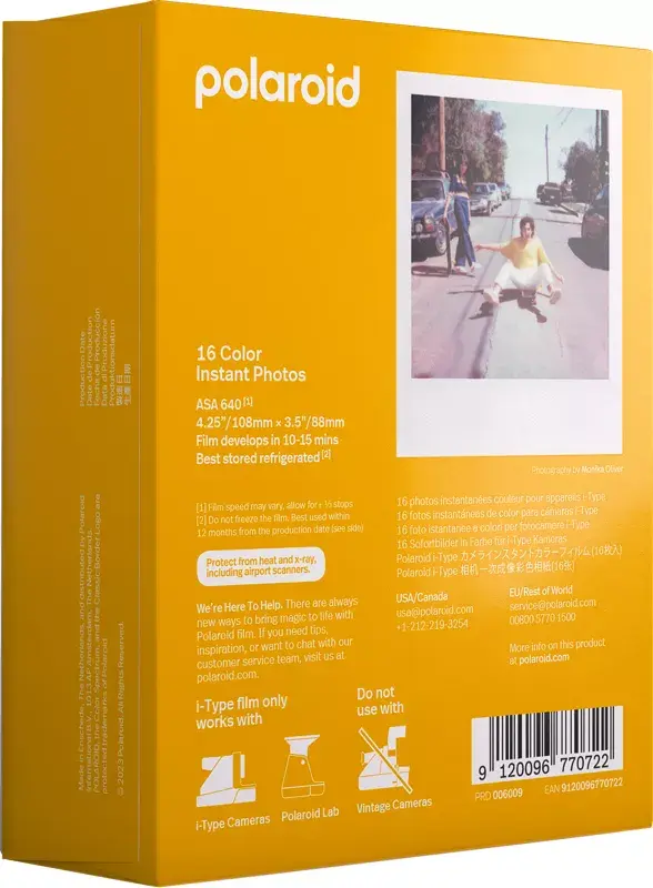 Цветная пленка Polaroid для I-Type 2-Pack Photo 4